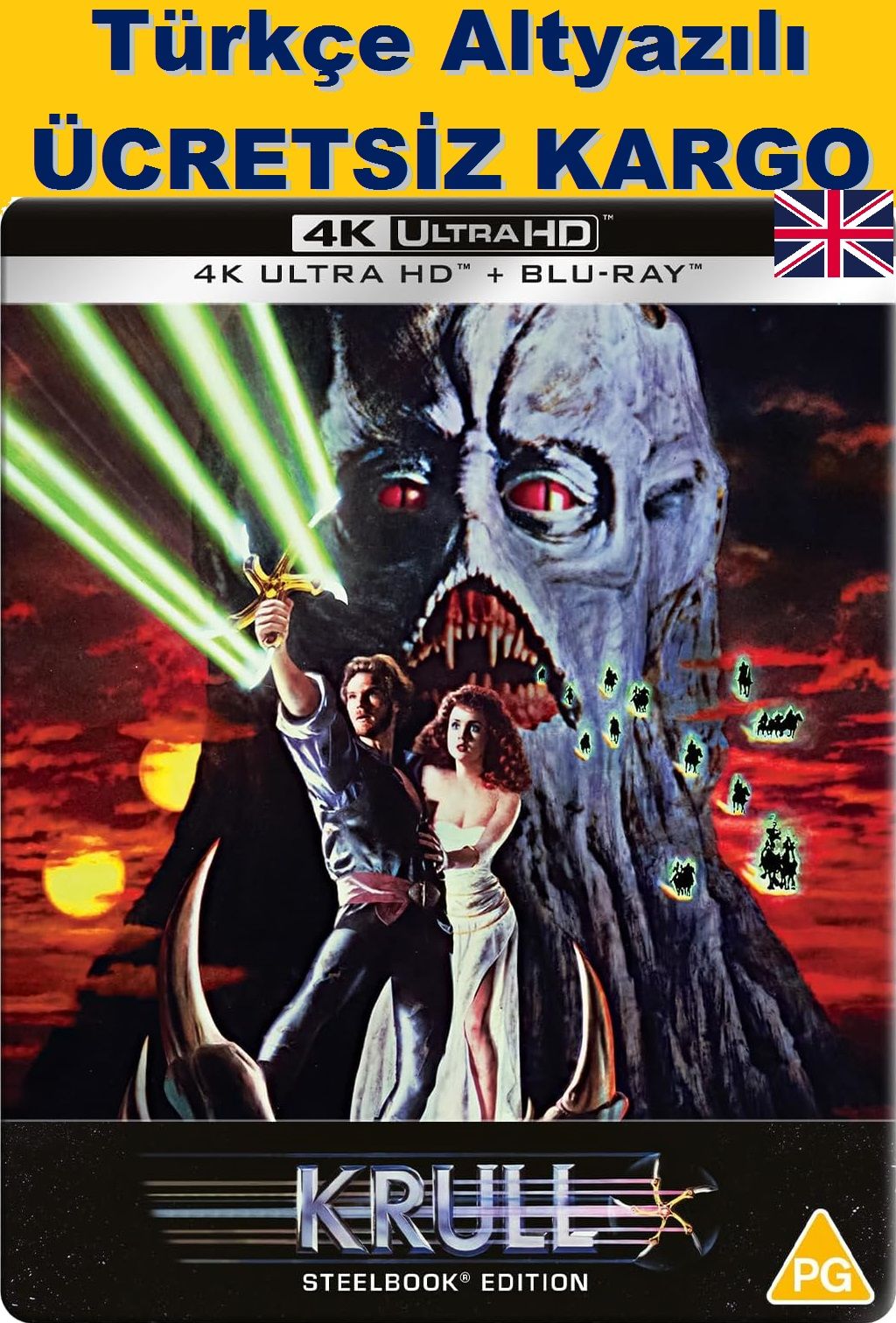Krull 4K Ultra HD+Blu-Ray 2 Diskli Steelbook