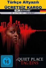 A Quiet Place Day One - Sessiz Bir Yer Birinci Gün 4K Ultra HD+Blu-Ray+Bonus 2 Diskli Steelbook