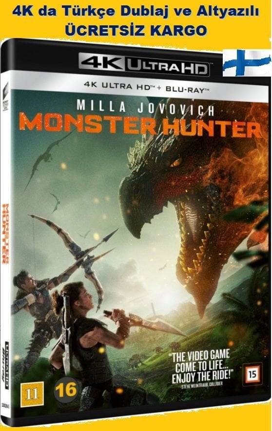 Monster Hunter - Canavar Avcısı 4K Ultra HD+Blu-Ray 2 Disk