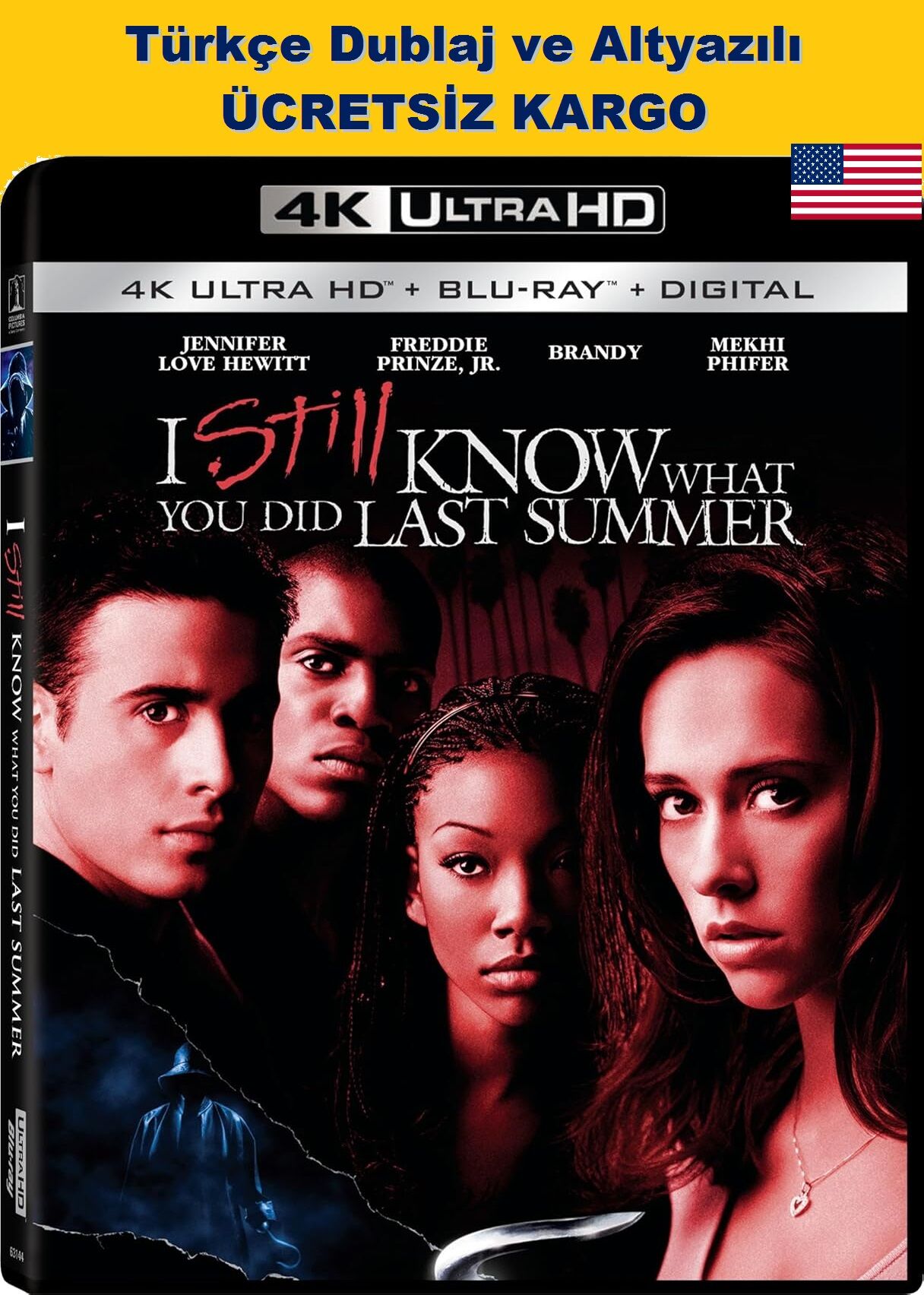 I Still Know What You Did Last Summer - Ne Yaptığını Hala Biliyorum 4K Ultra HD+Blu-Ray 2 Disk