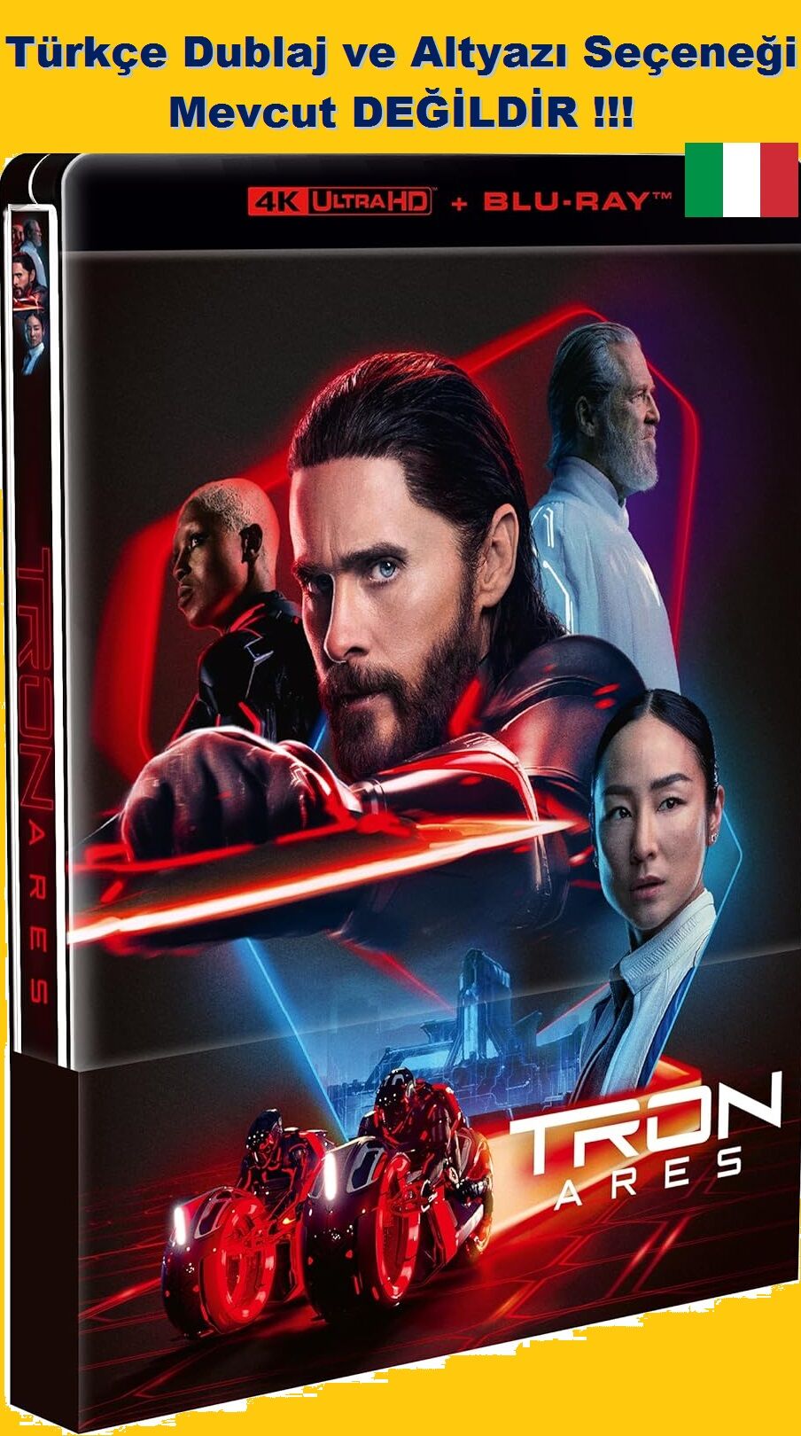 Tron: Ares 4K Ultra HD+Blu-Ray Steelbook 2 Disk