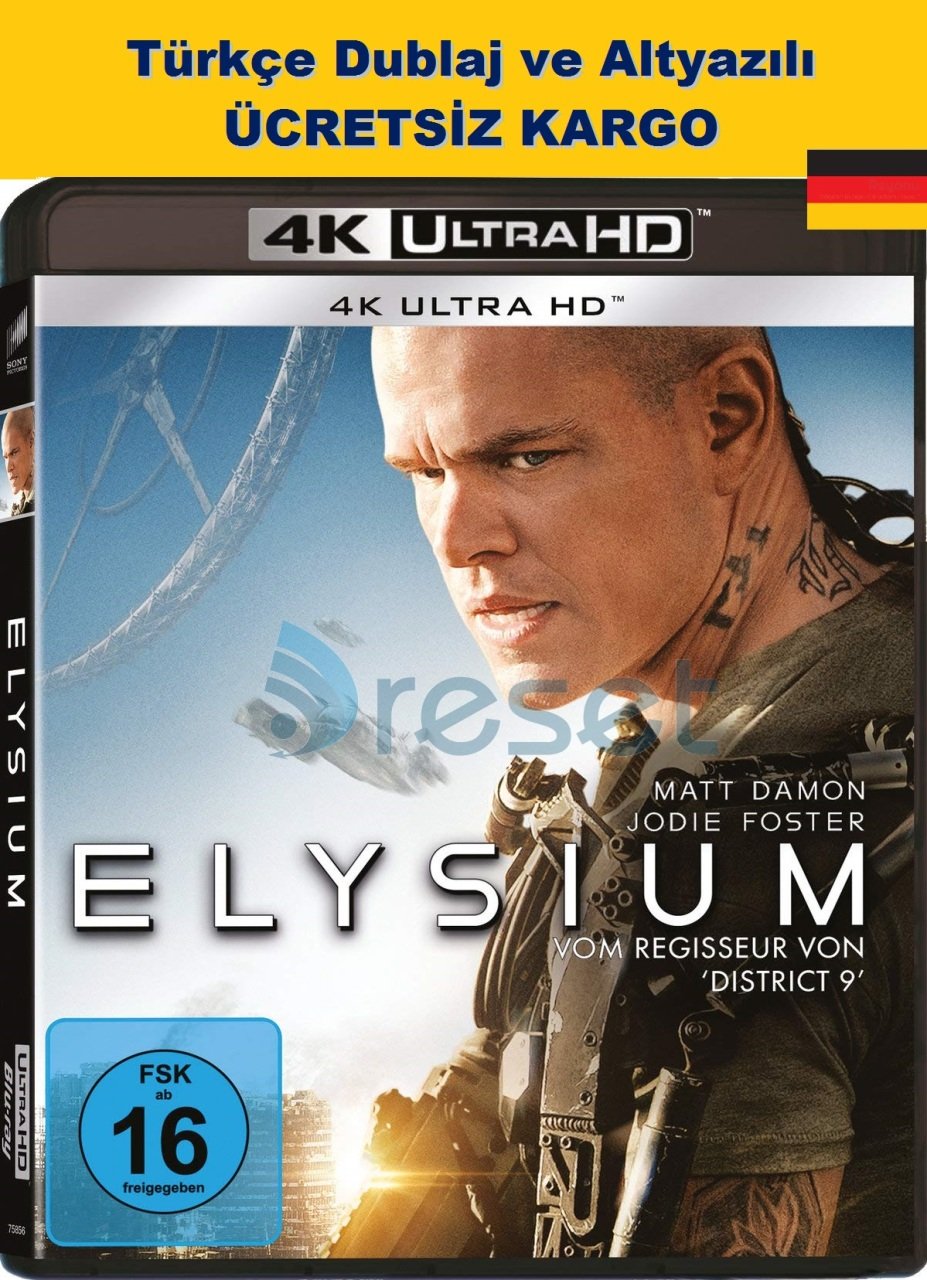 Elysium - Yeni Cennet 4K Ultra HD Tek Disk