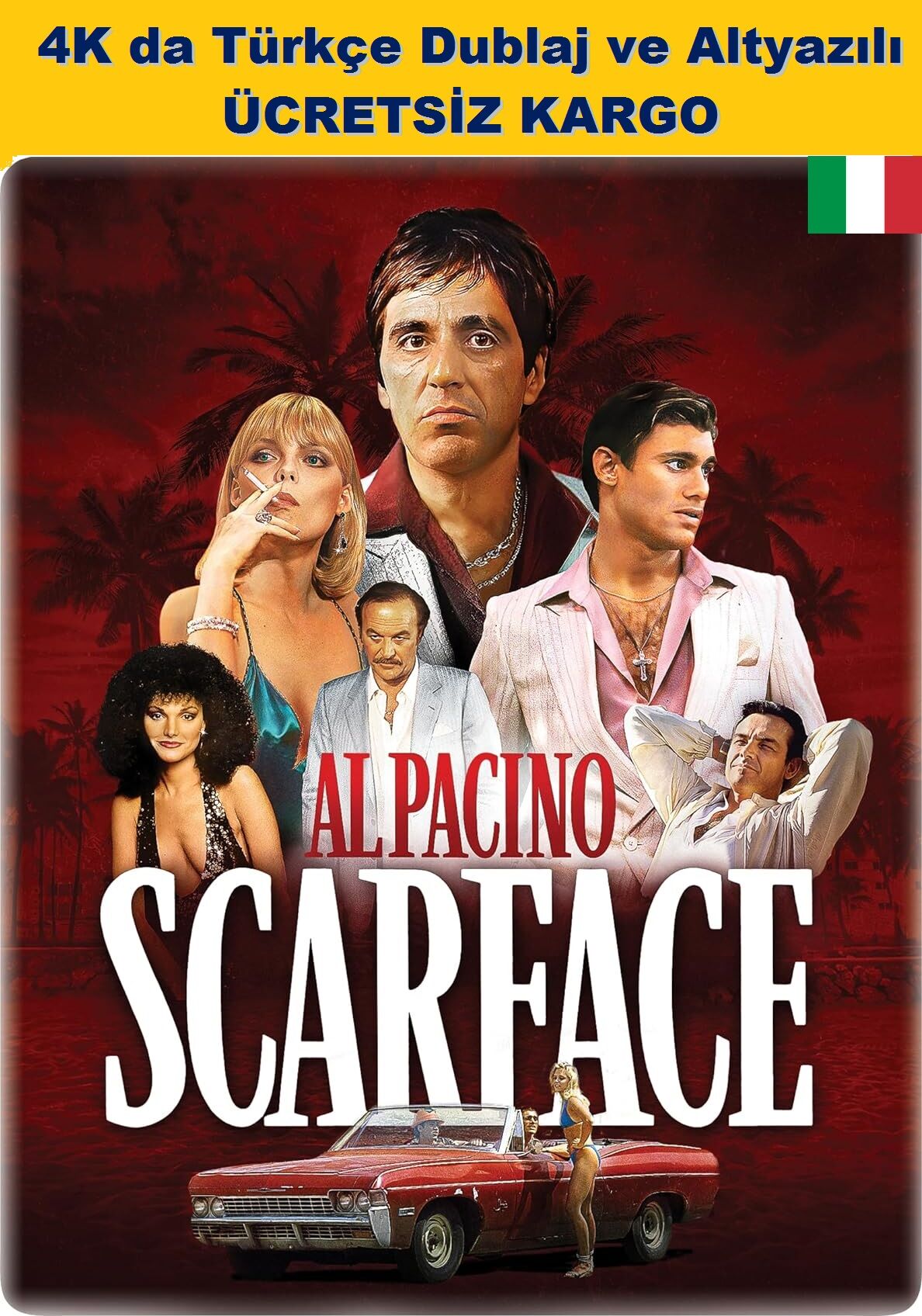 Scarface 4K Ultra HD+Blu-Ray 2 Disk Steelbook
