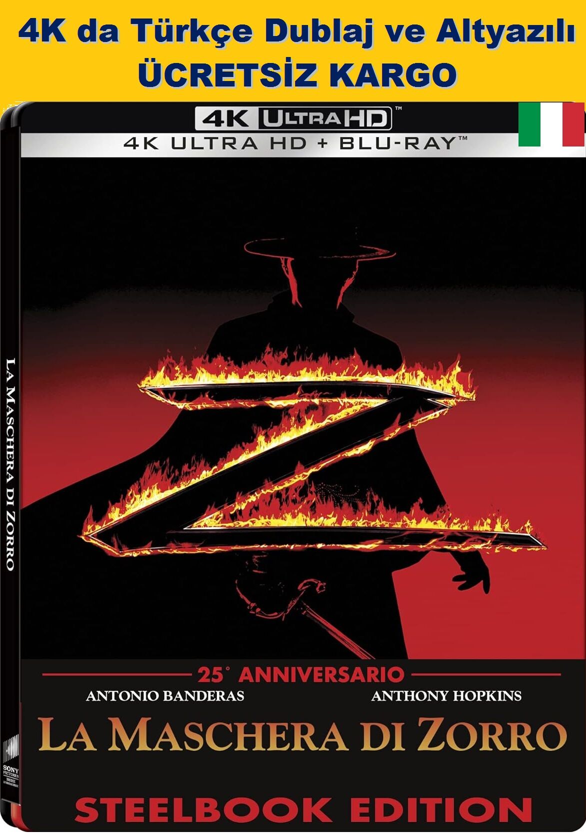 The Mask of Zorro - 4K Ultra HD+Blu-Ray 2 Disk