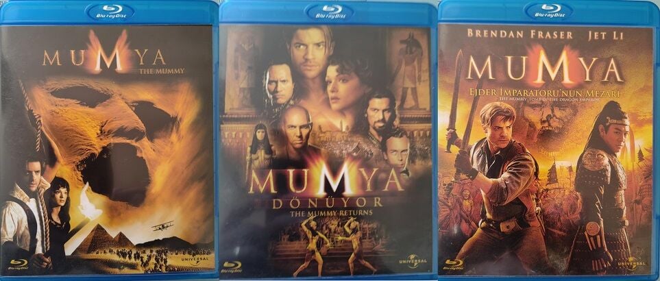 The Mummy Trilogy - Mumya Üçlemesi Blu-Ray 3 Disk
