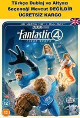 The Fantastic Four: First Steps - Fantastik Dörtlü İlk Adımlar 4K Ultra HD+Blu-Ray 2 Diskli Karton Kılıflı
