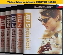 Mission Impossible 1-2-3-4-5 Görevimiz Tehlike 1-2-3-4-5 4K Ultra HD 5 Disk
