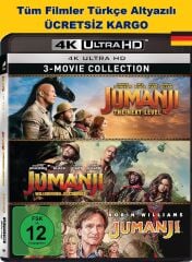 Jumanji 3 Film Collection 4K Ultra HD  3 Disk