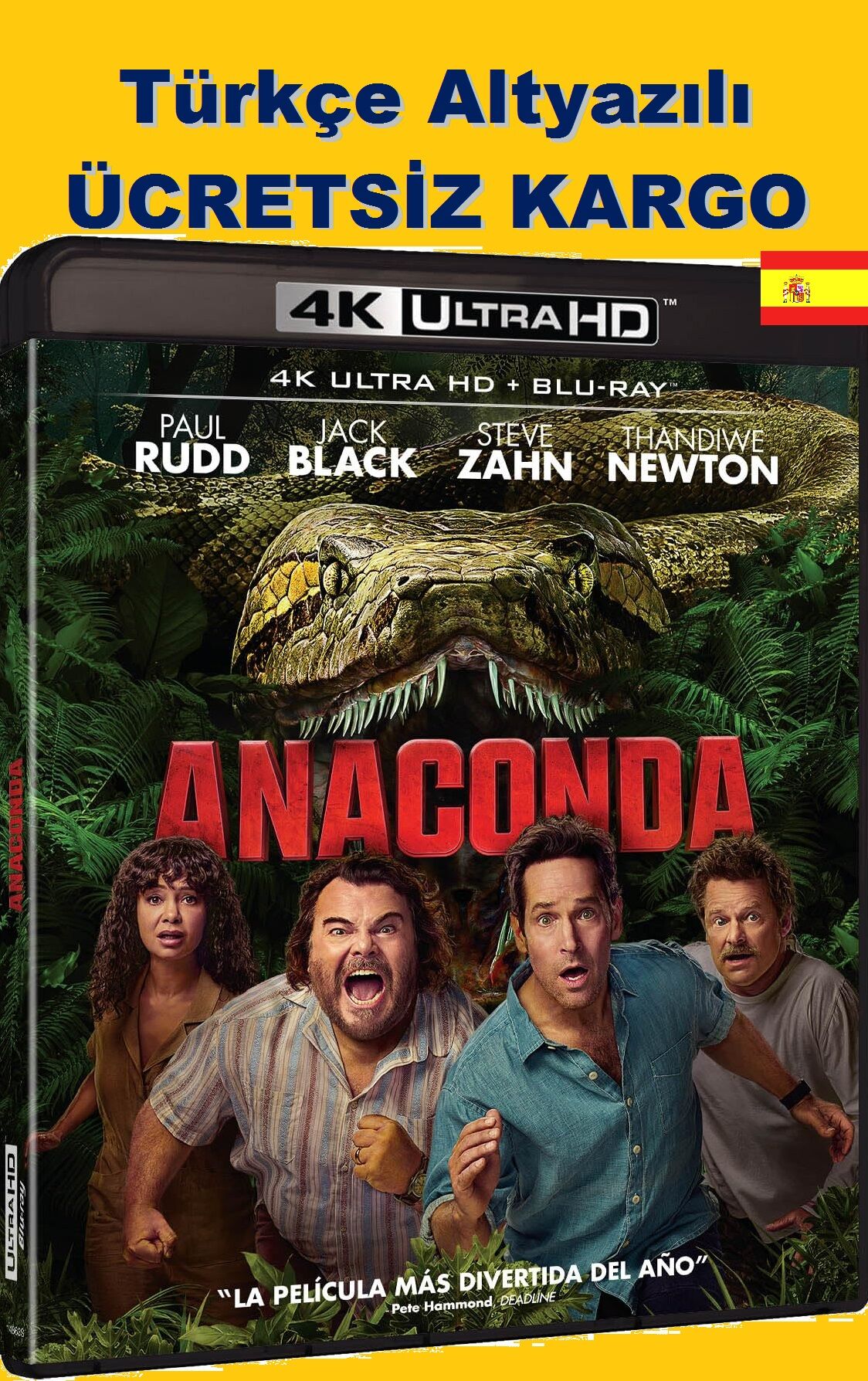 Anaconda 2025 4K Ultra HD+Blu-Ray 2 Disk