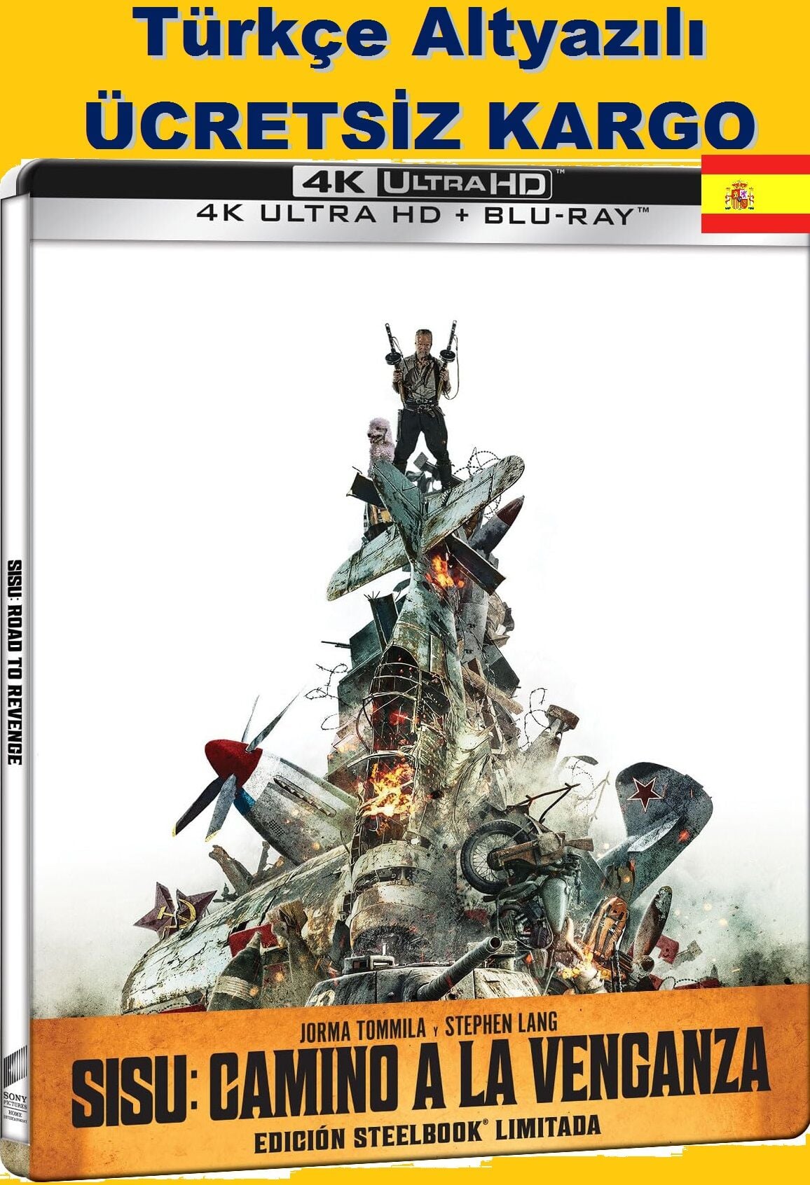 Sisu Road to Revenge - Sisu  İntikam Yolu 4K Ultra HD+Blu-Ray 2 Disk Steelbook