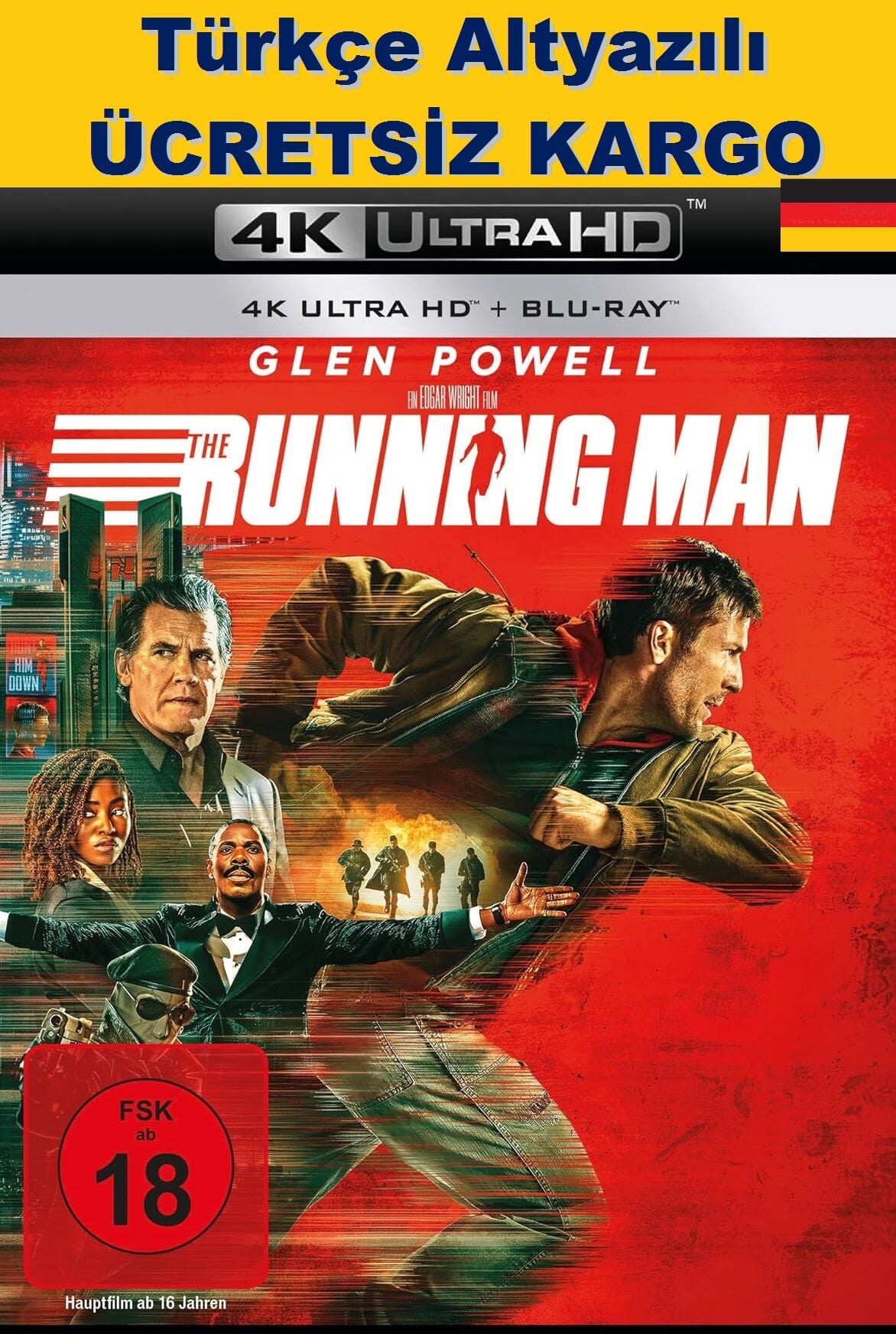 The Running Man - Ölüme Koşan Adam 4K Ultra HD+Blu-Ray 2 Disk