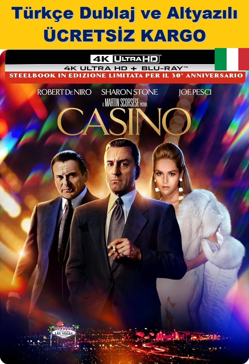 Casino 4K Ultra HD+Blu-Ray 2 Disk Steelbook