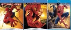 Spider Man 1-2-3 Blu-Ray - Örümcek Adam 1-2-3 Blu-Ray 4 Disk