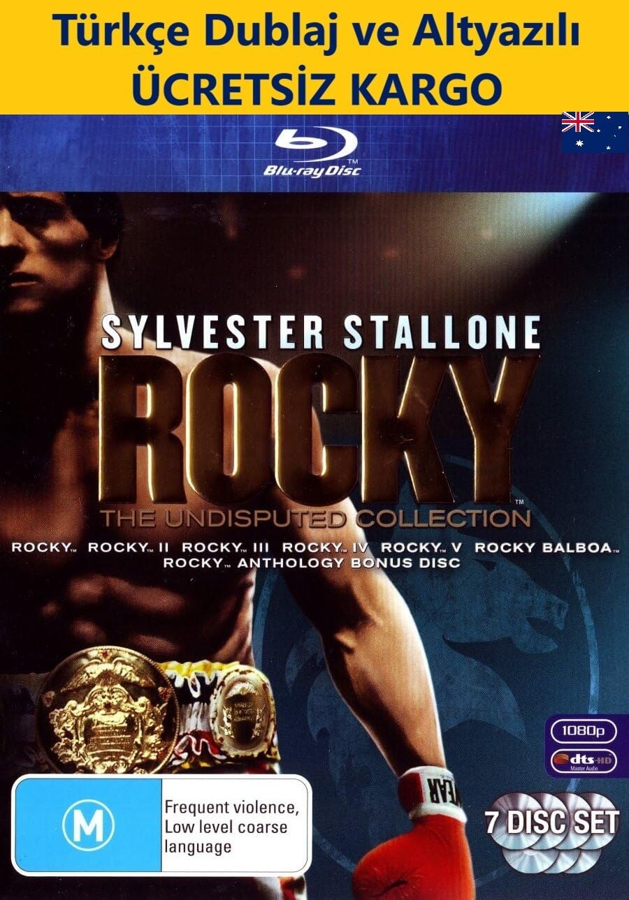 Rocky 1-6 The Undisputed Collection  Blu-Ray