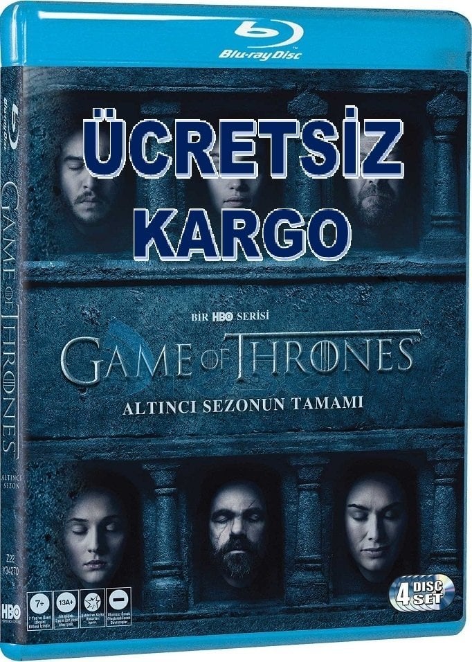 Game Of Thrones Season 6 - 6. Sezon Blu-Ray 4 Disk