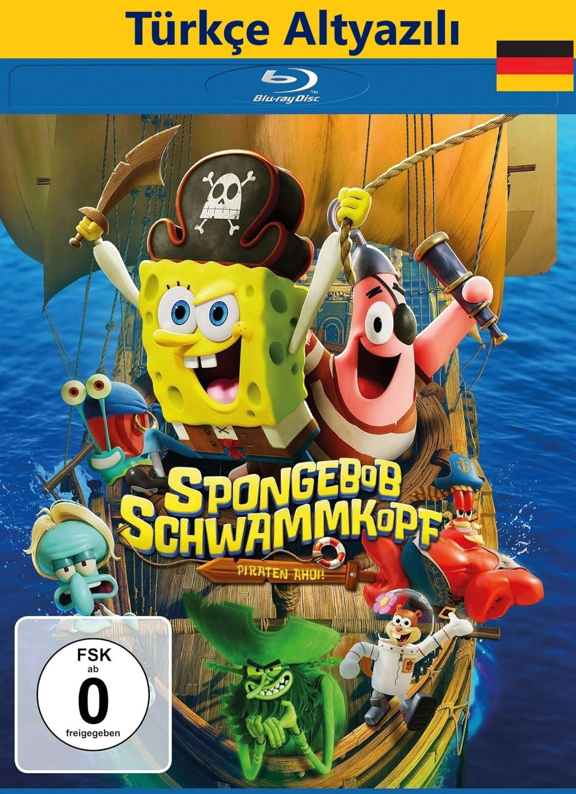 The SpongeBob Search for SquarePants - Süngerbob: Korsan Macerası Blu-Ray