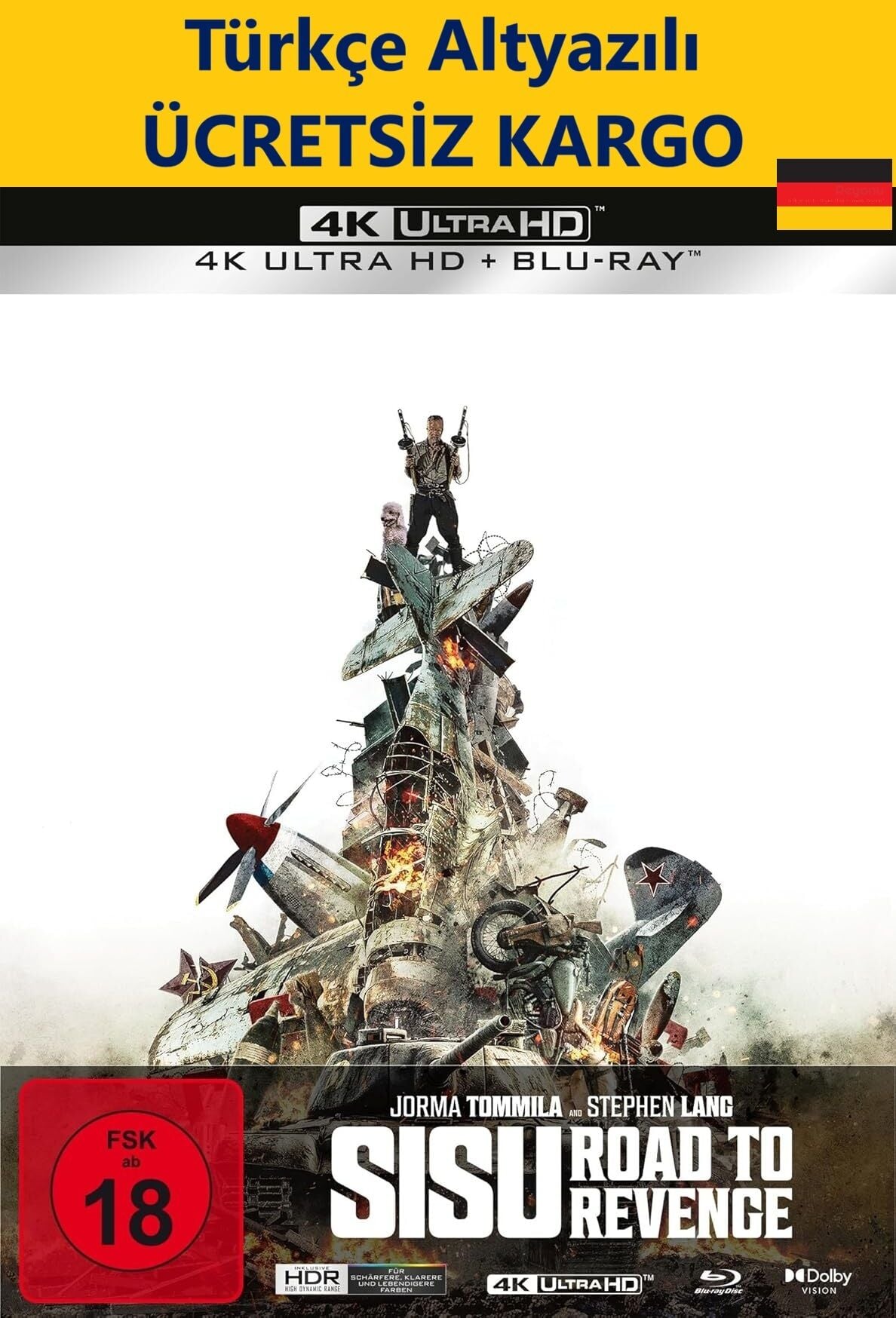 Sisu Road to Revenge - Sisu  İntikam Yolu 4K Ultra HD+Blu-Ray 2 Disk Steelbook