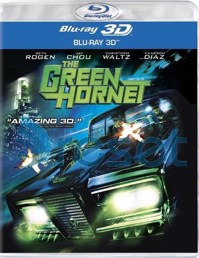Green Hornet - Yeşil Yaban Arısı 3D Blu-Ray Tek Disk