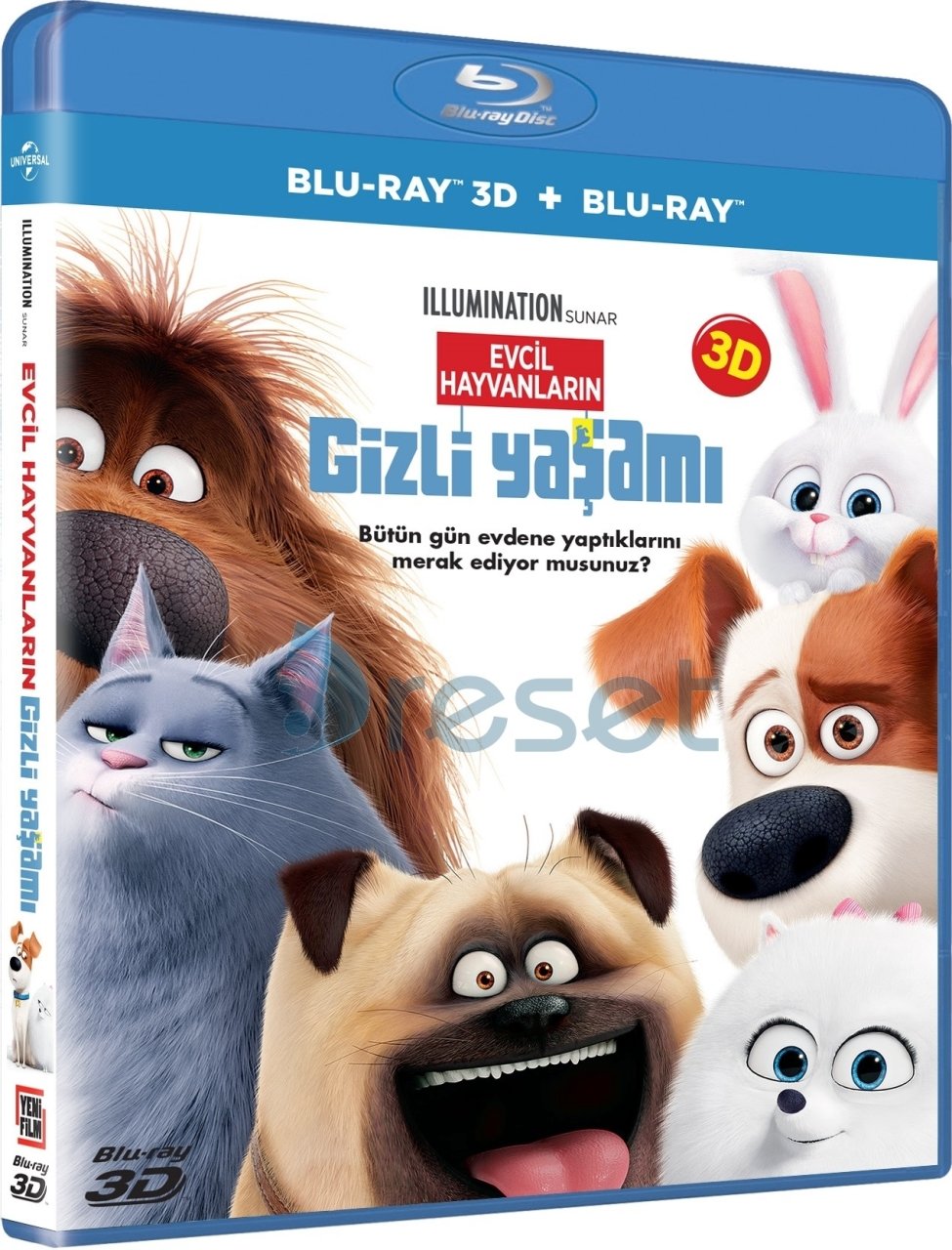 The Secret Life Of Pets Evcil Hayvanların Gizli Yaşamı 3D Blu-Ray
